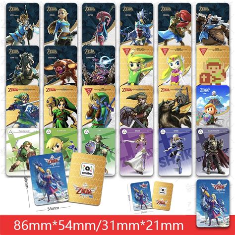 amiibo nfc cards zelda|zelda botw amiibo cards.